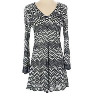 Calypso St. Barth Bluenna Chevron Knit Tunic